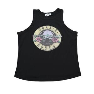 Guns N Roses Shirt Womens M Black Darceil Sleeveless Crew Neck Pullover Tee